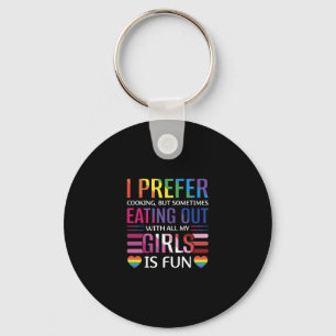 Gay Bisexual Pride Flag LGBTQ Key Ring