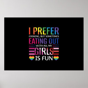 Gay Bisexual Pride Flag LGBTQ Poster