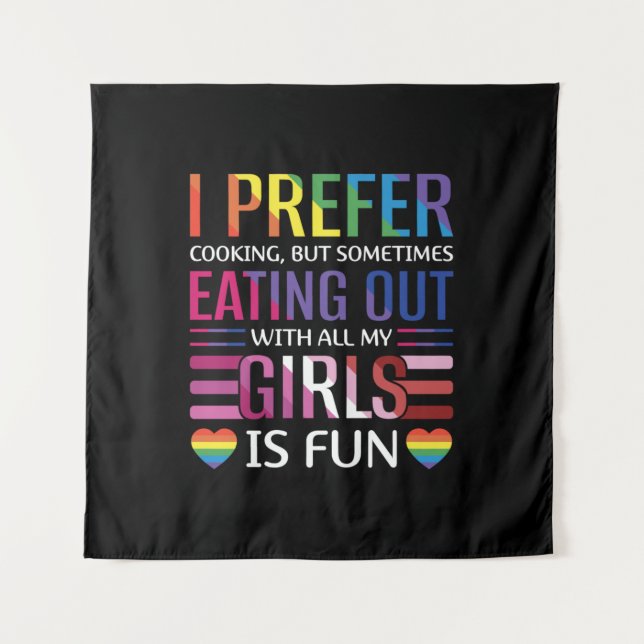 Gay Bisexual Pride Flag LGBTQ Tapestry (Front)