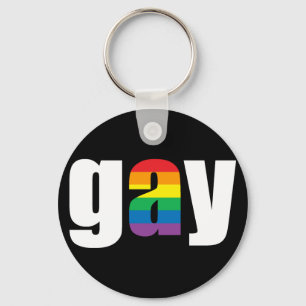 Gay Black Keychain