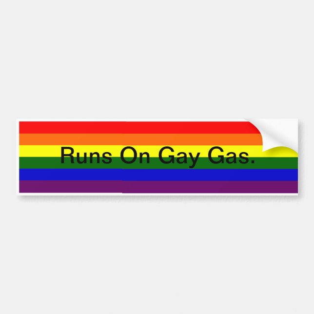 Gay Bumper Sticker (Front)
