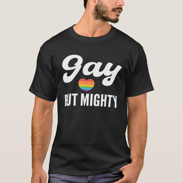 Gay but Mighty Gay And Homosexual Santa Claus T-Shirt (Front)