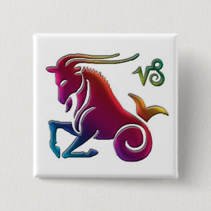 Gay Capricorn Button