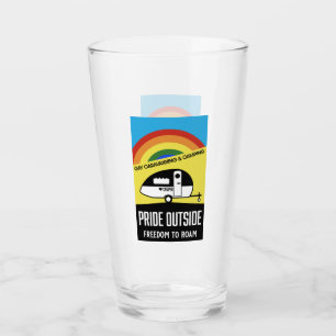 Gay caravan camping  glass