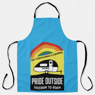 Gay caravan camping T-Shirt Apron
