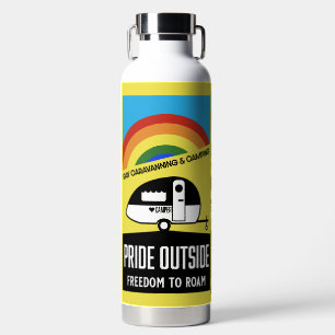 Gay caravan camping T-Shirt Water Bottle