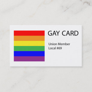 Gay Card Trick Card