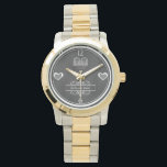Gay Chalkboard Wedding Keepsake Watch<br><div class="desc">Commemorate your wedding day with this chic, trendy, modern chalkboard typography gay wedding keepsake watch. Done in traditional chalkboard style with white numerals, hearts, two tuxedos, this romantic watch is easily personalised with the wedding date and names of the bride and groom by using the given template. This watch is...</div>