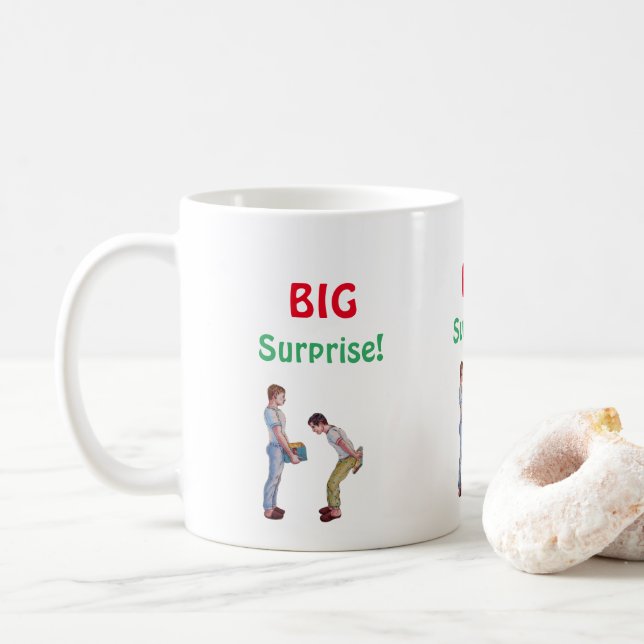 Gay Christmas Humour Gift Mug (With Donut)
