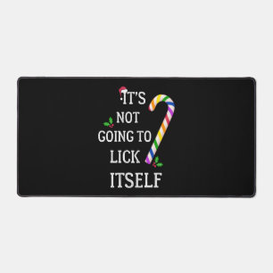 Gay Christmas It's Not Going To Lick Itself Desk Mat