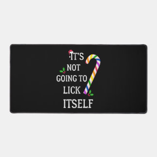 Gay Christmas It's Not Going To Lick Itself Desk Mat