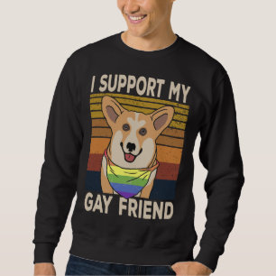Gay Corgi Dog  777 Sweatshirt
