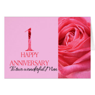  Gay  Wedding  Anniversary  Greeting  Cards  Zazzle co uk 