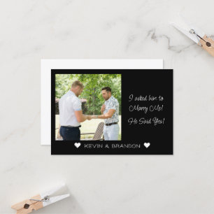 Gay Couple Engagement Announcement