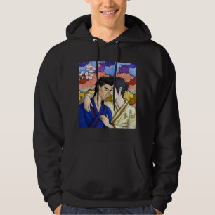 Gay Couple In The Style Of Ukiyo-e Japanese Art Hoodie