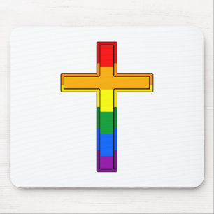 Gay Cross Mouse Mat