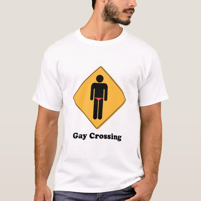 Gay Crossing T-Shirt (Front)