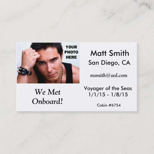 Gay Cruise Card (Front)