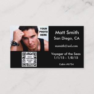 Gay Cruise Card with QR Code