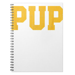Gay Cruising PUP Rainbow Flag Gay Pride Parade LGB Notebook