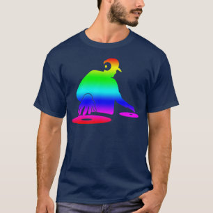Gay DJ LGBT Turntable Music Beatmaker Music Produc T-Shirt