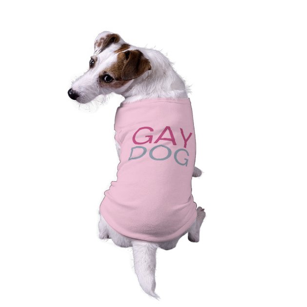 gay dog shirt Zazzle