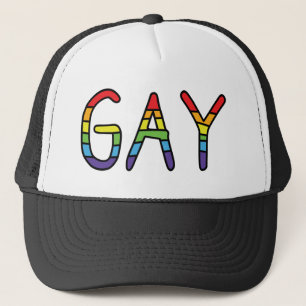 Gay Doodle Design Trucker Hat