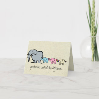 gay elephant mothers day card