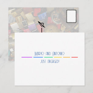 Gay Engaged Postcard