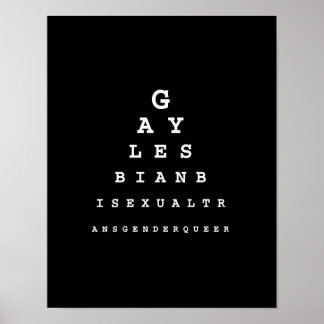 Gay Eye Chart (Pickup Line)