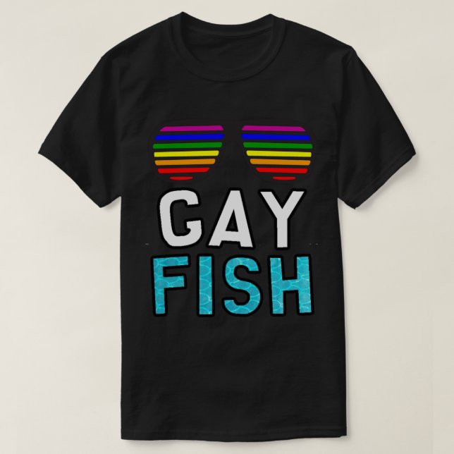 Gay Fish Pride   T-Shirt (Design Front)