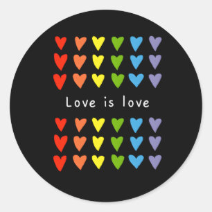 Gay For Rainbow Lgtb Pride Month Celebrate Love Classic Round Sticker