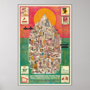 Gay Freedom San Francisco Poster