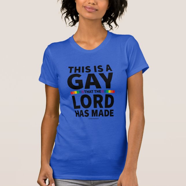 Gay God Made T-Shirt (Front)