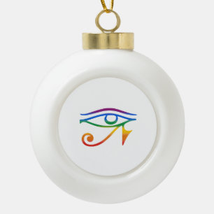 Gay Goth Pride Ceramic Ball Christmas Ornament
