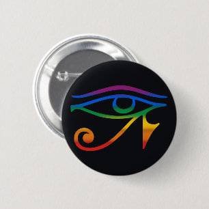 Gay Goth Pride Flag 6 Cm Round Badge
