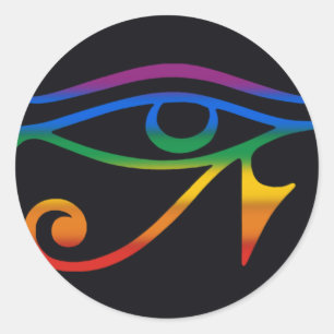 Gay Goth Pride Flag Classic Round Sticker