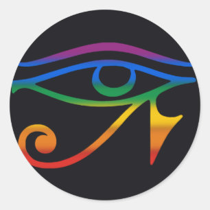 Gay Goth Pride Flag Classic Round Sticker