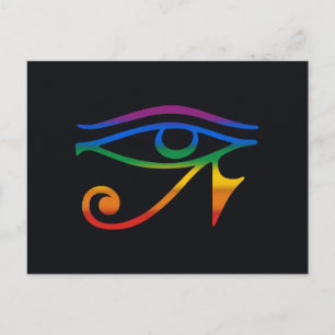 Gay Goth Pride Flag Postcard