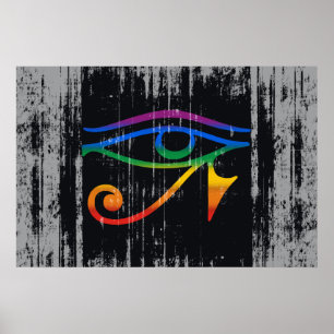 GAY GOTH PRIDE FLAG POSTER