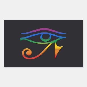 Gay Goth Pride Flag Rectangular Sticker