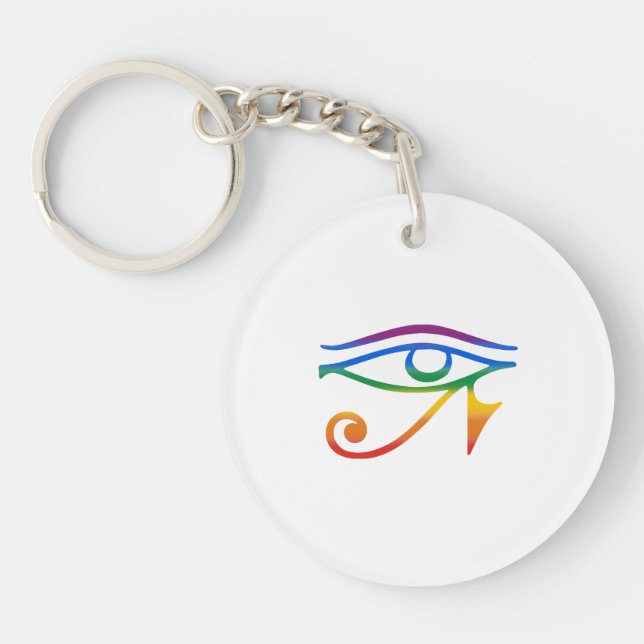 Gay Goth Pride Key Ring (Front)