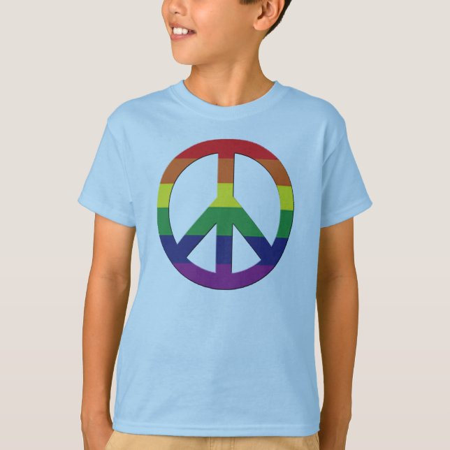 Gay Graphic Tees - Peace Sign_03 (Front)