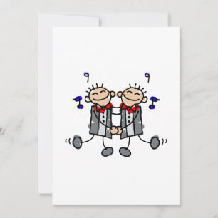 Gay Grooms first dance Invitation