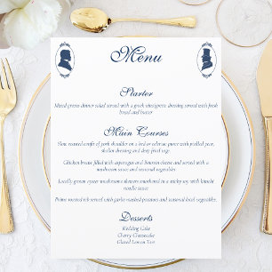 Gay Grooms Regency Blue Roses