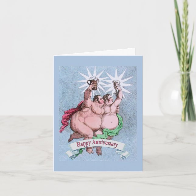 Gay Happy Anniversary Alternate Verse Card (Front)