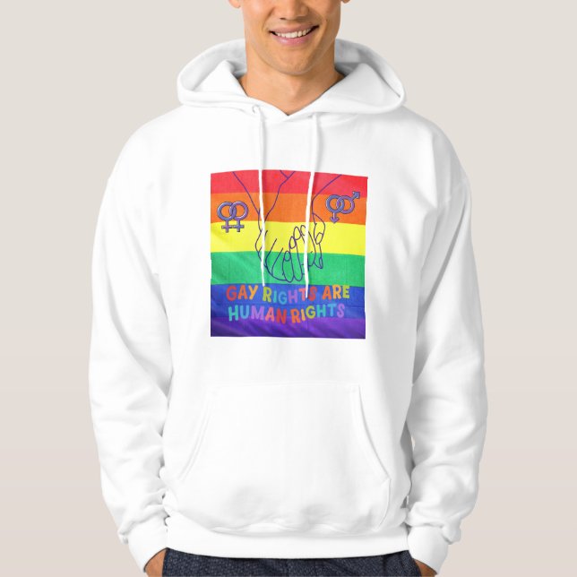 Gay have rights hoodie (Front)