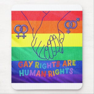 Gay have rights mouse mat