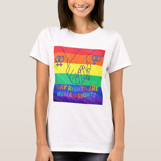 Gay have rights T-Shirt (Front)