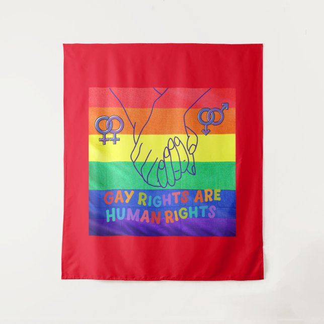 Gay have rights tapestry (Front)